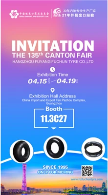 Hangzhou Fuyang Fuchun Tire Co.,LTD 2024. gada pavasara CANTON FAIR stends Nr...